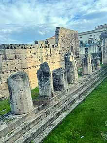 Ortigia, The Temple of Apollo